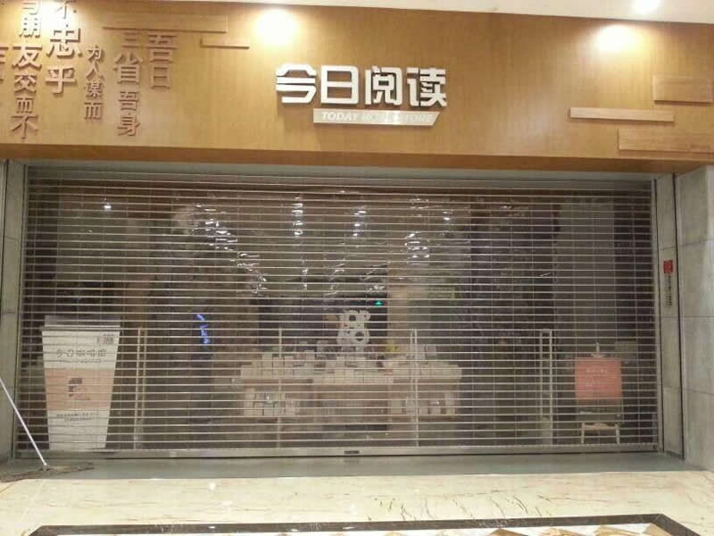 商场门店水晶卷帘门